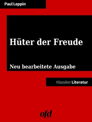 cover image of Hüter der Freude